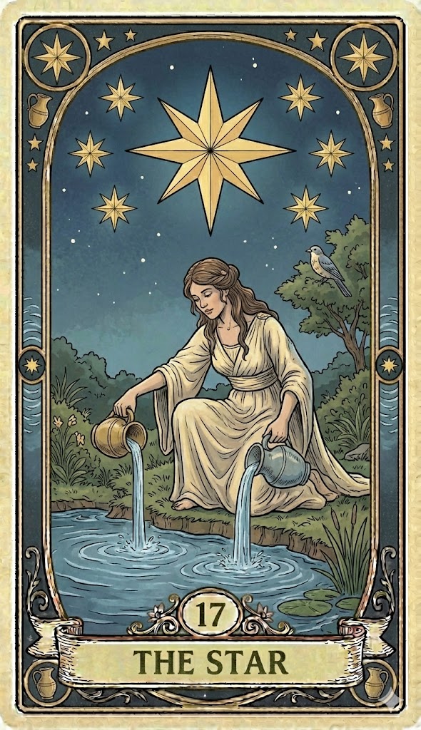 星星塔羅牌圖像